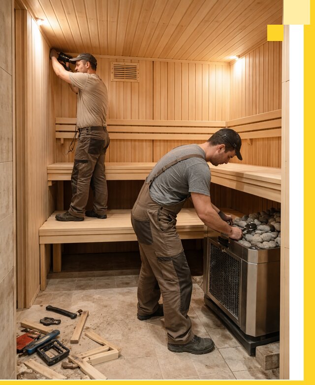 Купить сауну под ключ в Комсомольске-на-Амуре с монтажом и гарантией