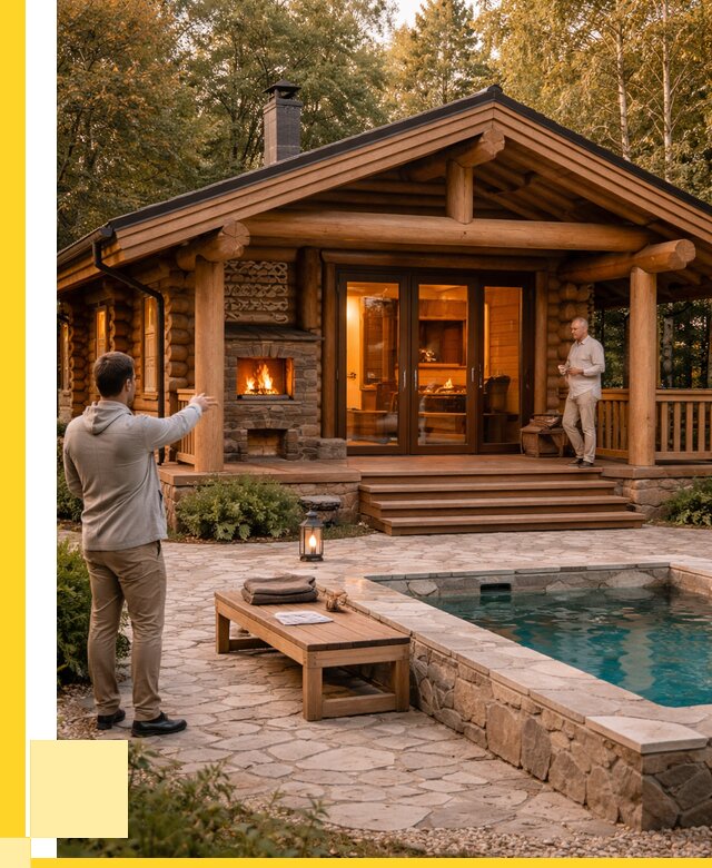 Проекты бань и хамам в Комсомольске-на-Амуре от 25510 р. | ЭриданКмс