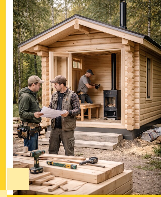 Монтаж бань под ключ в Комсомольске-на-Амуре — от 204080 р. | ЭриданКмс