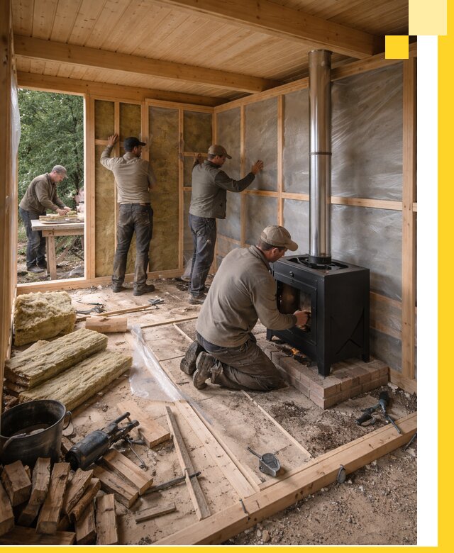 Профессиональный монтаж бань под ключ в Комсомольске-на-Амуре для дома