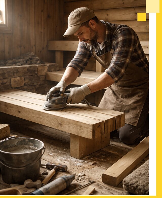 Ремонт бань под ключ в Комсомольске-на-Амуре с гарантией качества и сроков