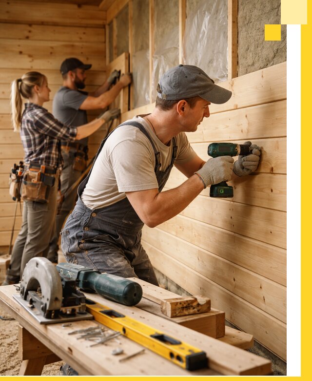 Обшивка бань под ключ в Комсомольске-на-Амуре: отделка стен и потолков