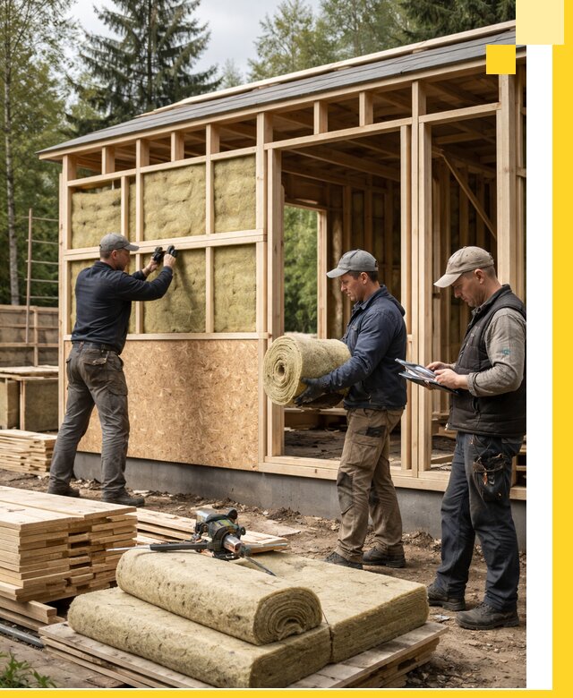Проектирование и строительство каркасных бань в Комсомольске-на-Амуре под ключ