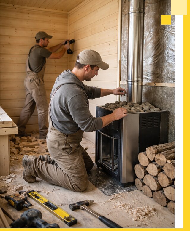 Строительство деревянных бань под ключ в Комсомольске-на-Амуре проекты и монтаж