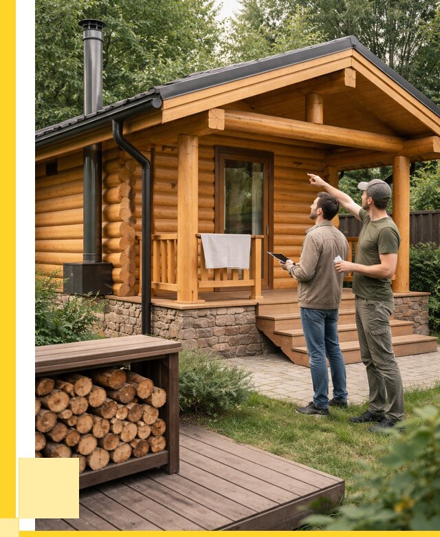 Бани для дачи под ключ в Комсомольске-на-Амуре от 255100 р. | ЭриданКмс