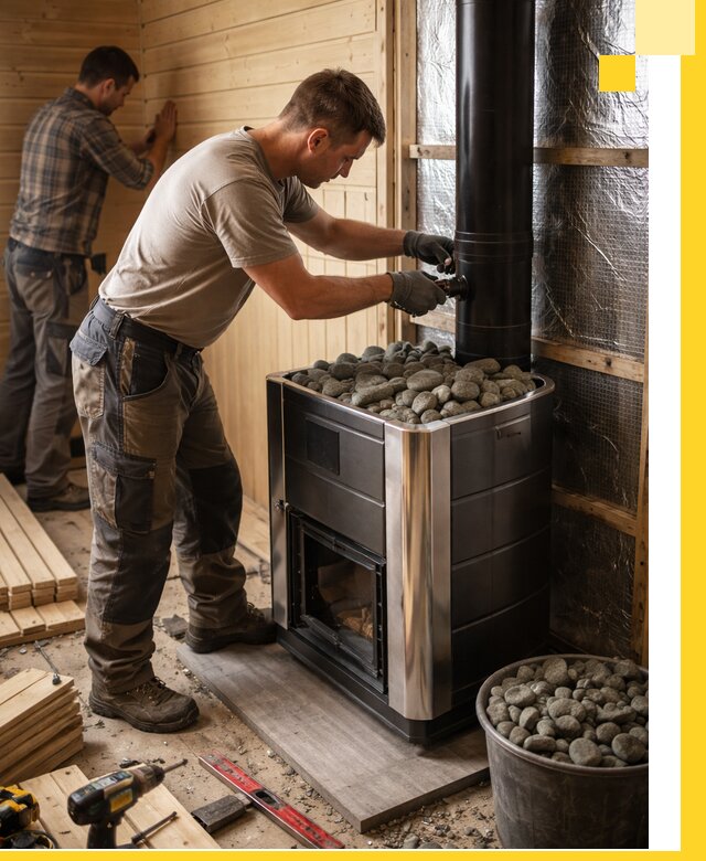 Проектирование и строительство парилок для бани в Комсомольске-на-Амуре под ключ