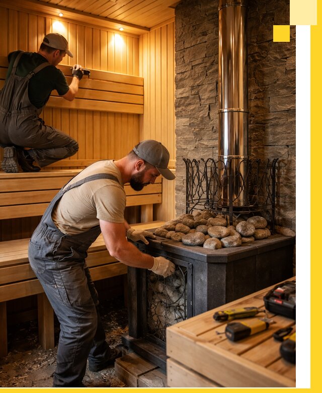 Комплексный дизайн бань, саун и зон отдыха в Комсомольске-на-Амуре