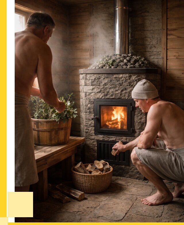 Банные печи под ключ в Комсомольске-на-Амуре от 45918 р. | ЭриданКмс кирпичная