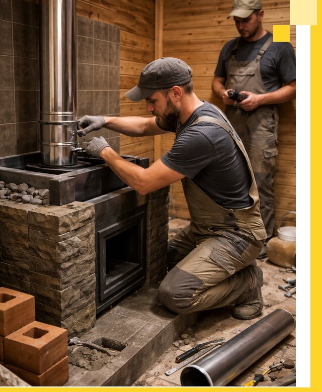 Изготовление и установка банных печей под ключ в Комсомольске-на-Амуре