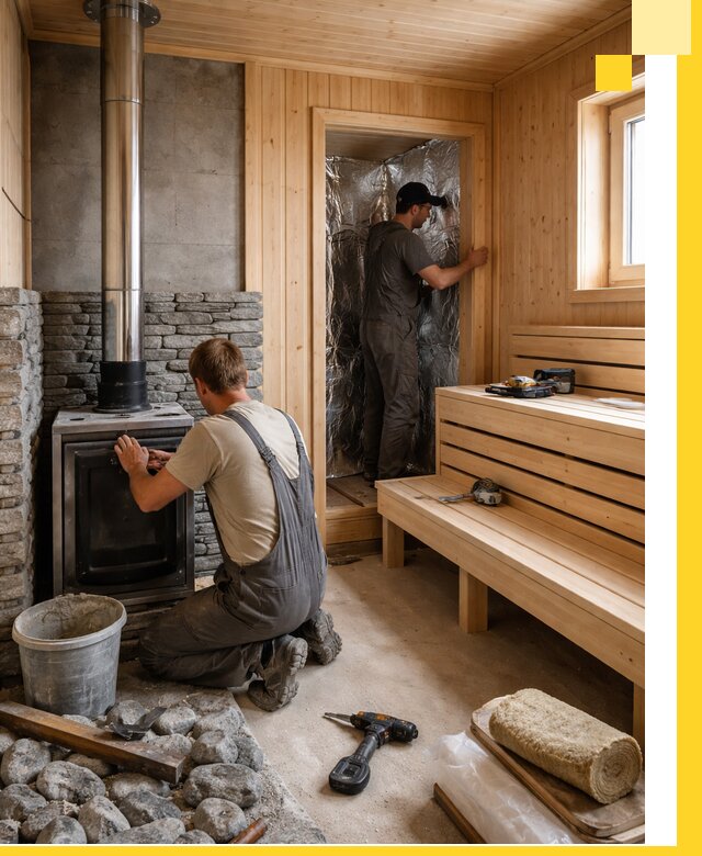 Строительство и изготовление бань под ключ в Комсомольске-на-Амуре