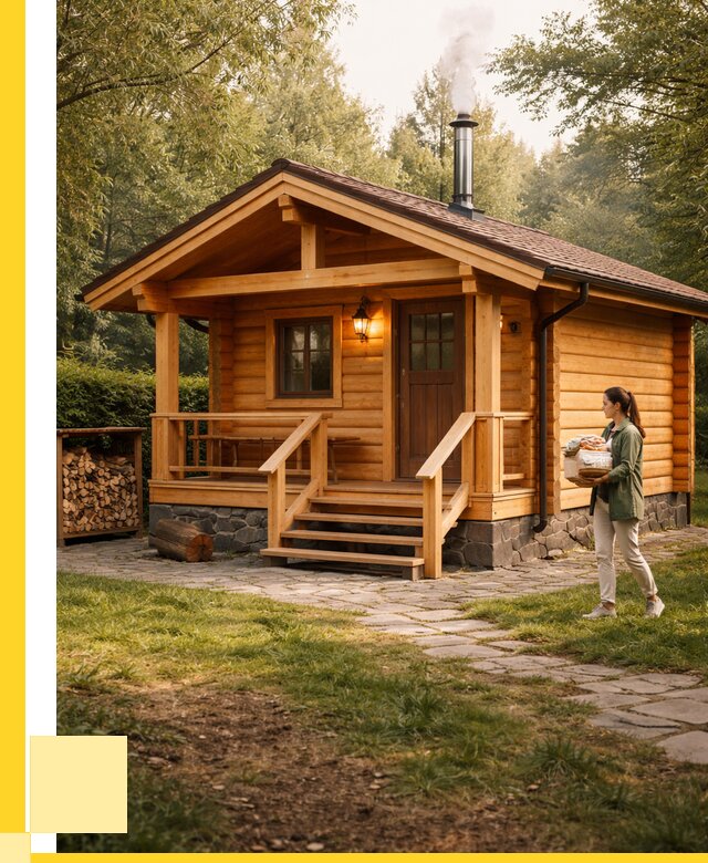 Купить баню под ключ в Комсомольске-на-Амуре от 663260 р. | ЭриданКмс