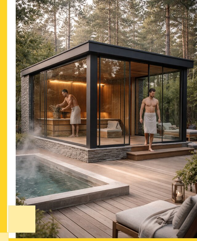 Стеклянные бани и двери в Комсомольске-на-Амуре от 459180 р. | ЭриданКмс