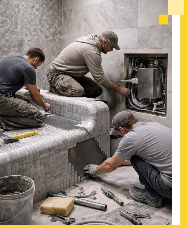 Проекты хамамов под ключ в Комсомольске-на-Амуре и дизайн и строительство