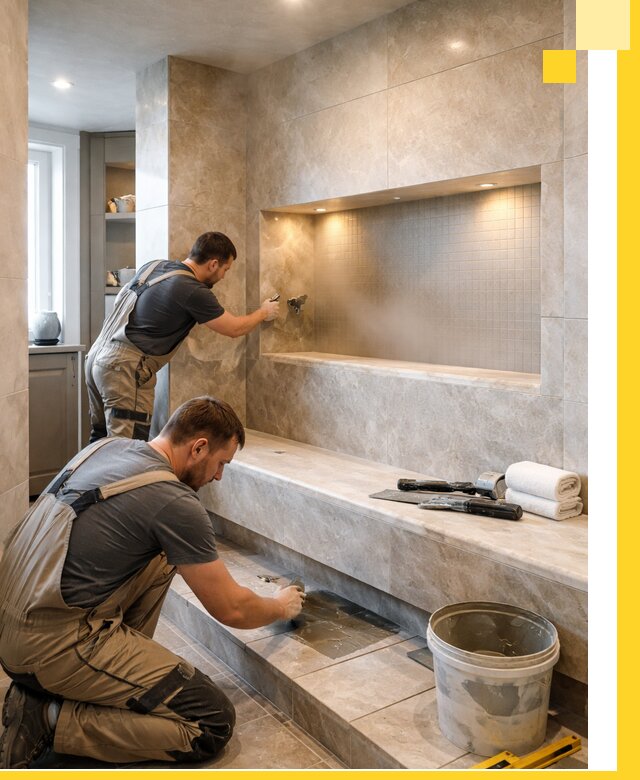 Профессиональное строительство хамама в квартире в Комсомольске-на-Амуре