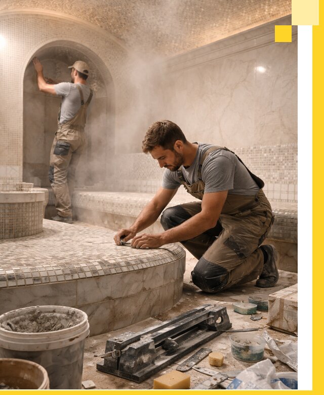 Профессиональный дизайн хамама и SPA под ключ в Комсомольске-на-Амуре