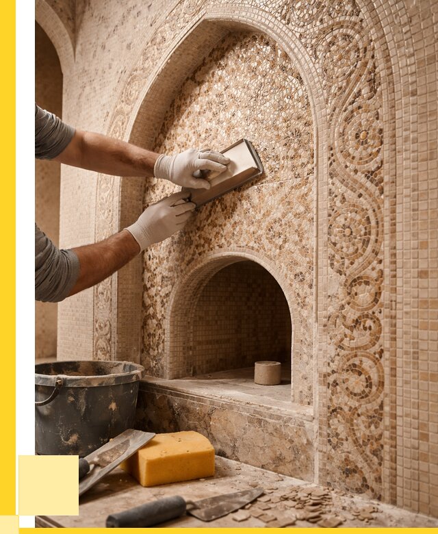 Мозаика для хамама в Комсомольске-на-Амуре под ключ от 5102 р. | ЭриданКмс