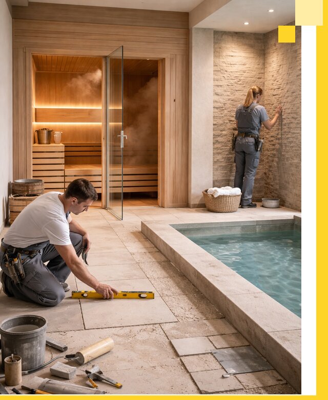 Комплексный дизайн и отделка интерьеров SPA под ключ в Комсомольске-на-Амуре